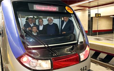 افتتاح بخش جنوبی طولانی ترین خط مترو خاورمیانه