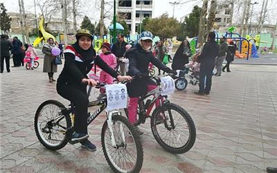 همایش بزرگ دوچرخه‌سواری بانوان در کرمانشاه برگزار شد